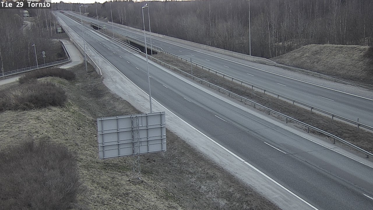 Weather Camera Image Road 29 Tornio, Tornio, Lappi