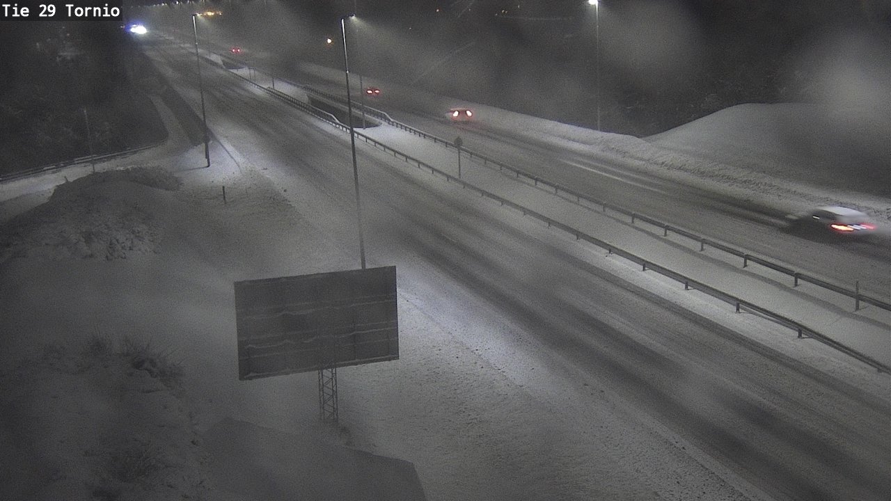 Weather Camera Image Väg 29 Torneå, Tornio, Lappi