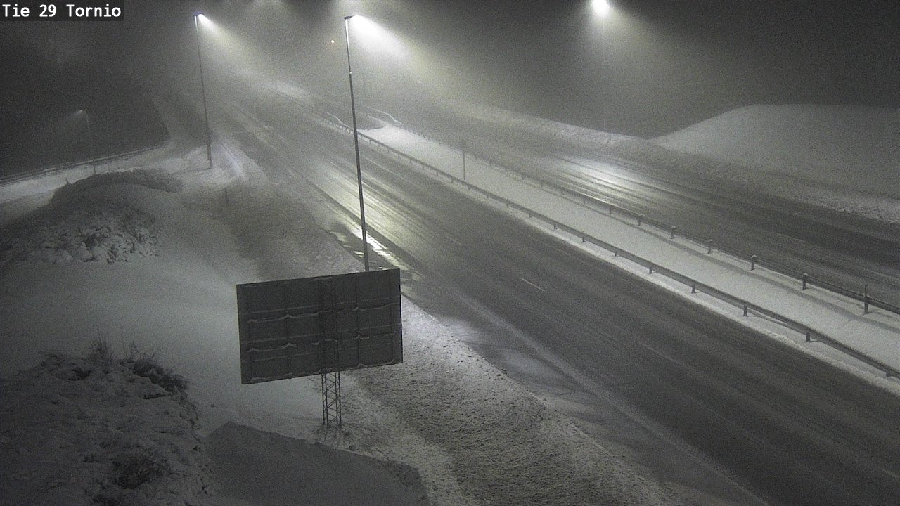 Weather Camera Image Väg 29 Torneå, Tornio, Lappi
