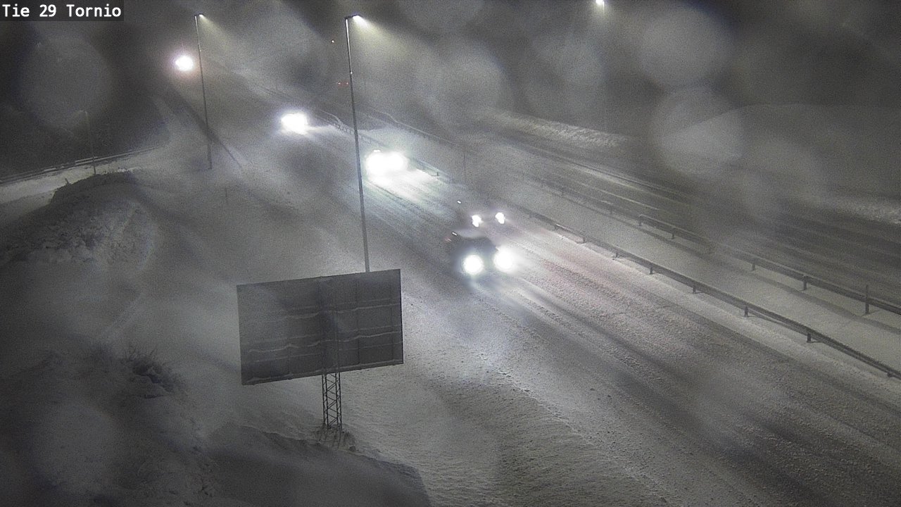 Weather Camera Image Väg 29 Torneå, Tornio, Lappi