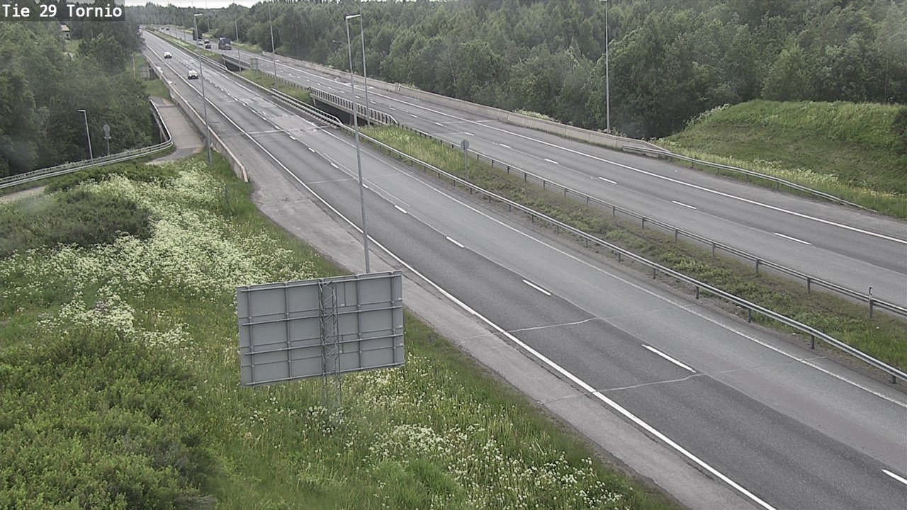 Weather Camera Image Road 29 Tornio, Tornio, Lappi