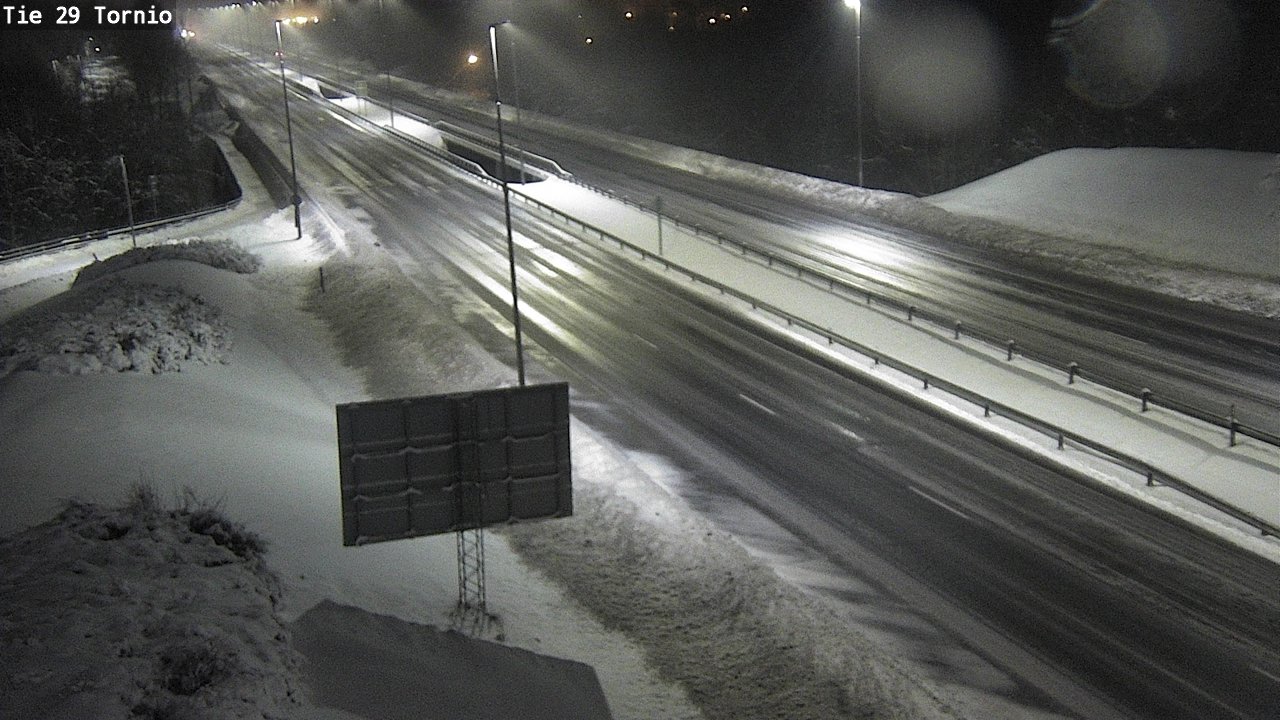 Weather Camera Image Väg 29 Torneå, Tornio, Lappi