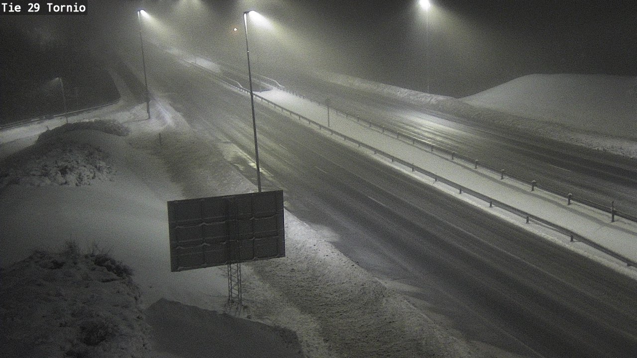 Weather Camera Image Väg 29 Torneå, Tornio, Lappi