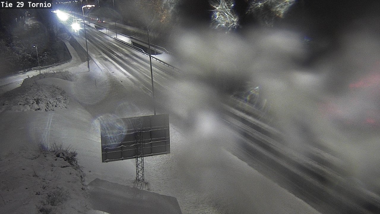 Weather Camera Image Väg 29 Torneå, Tornio, Lappi