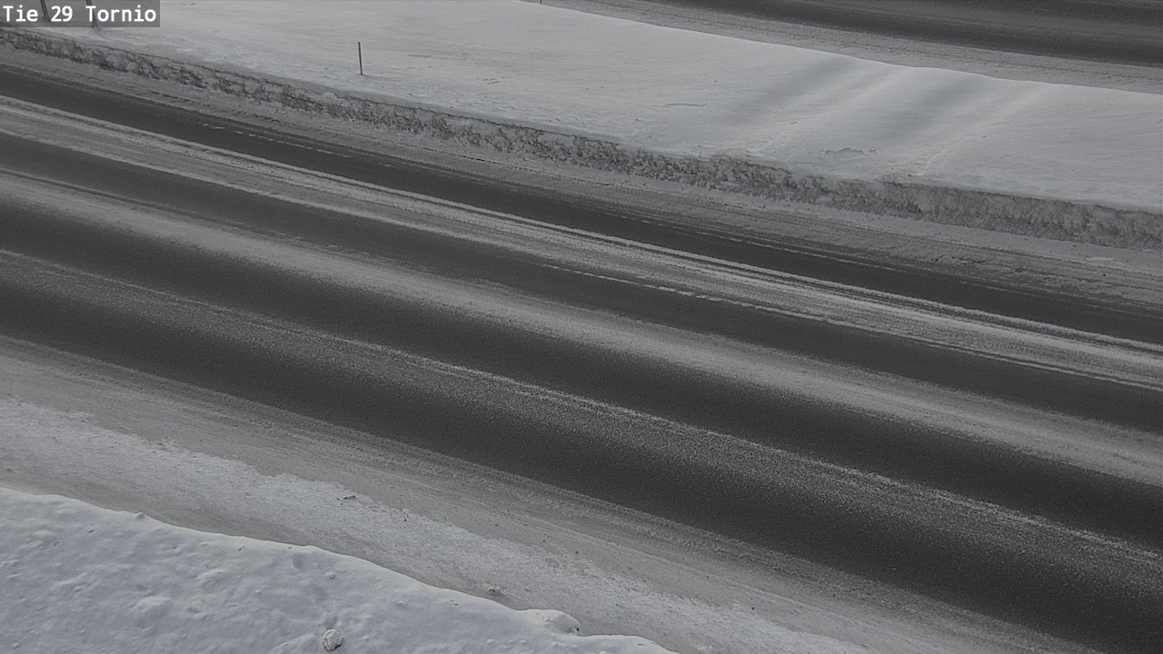 Weather Camera Image Väg 29 Torneå, Tornio, Lappi