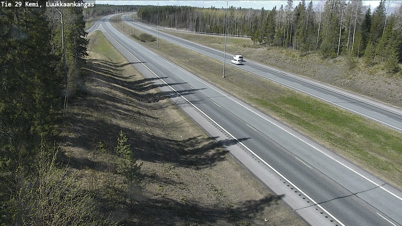 Weather Camera Image Road 29 Tornio Luukkaankangas, Tornio, Lappi