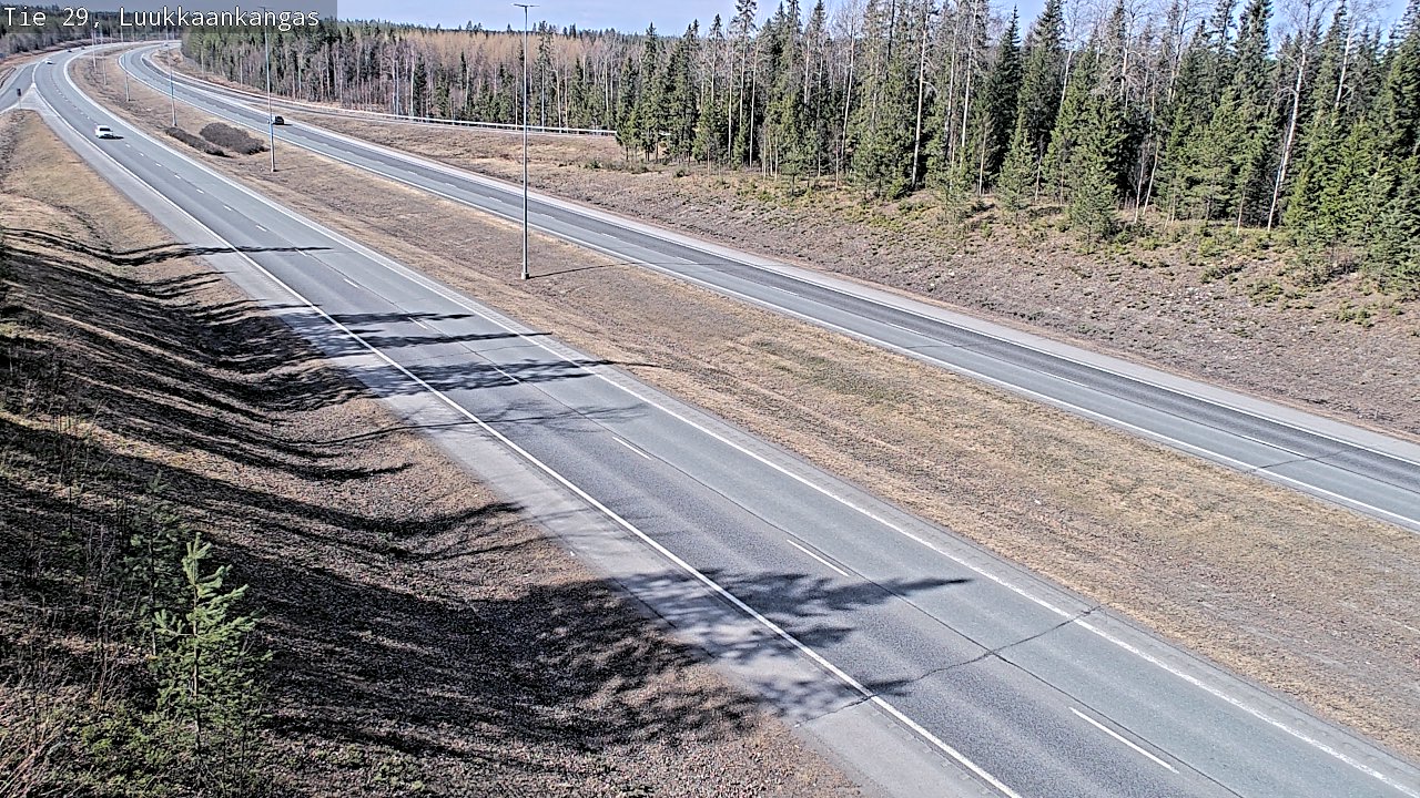 Weather Camera Image Väg 29 Torneå Luukkaankangas, Tornio, Lappi