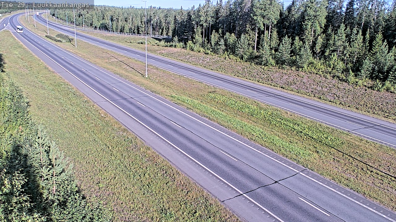 Weather Camera Image Väg 29 Torneå Luukkaankangas, Tornio, Lappi
