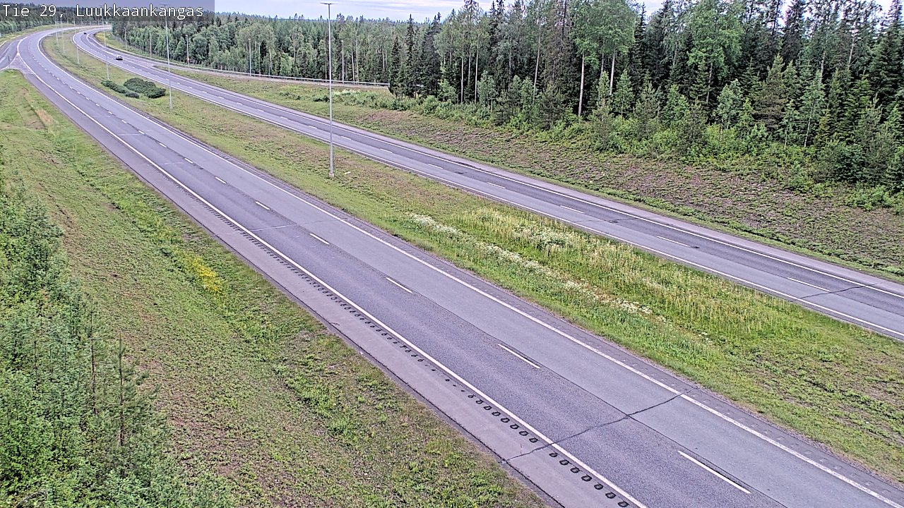 Weather Camera Image Road 29 Tornio Luukkaankangas, Tornio, Lappi
