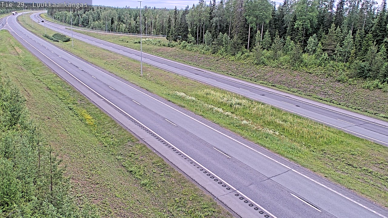 Weather Camera Image Road 29 Tornio Luukkaankangas, Tornio, Lappi