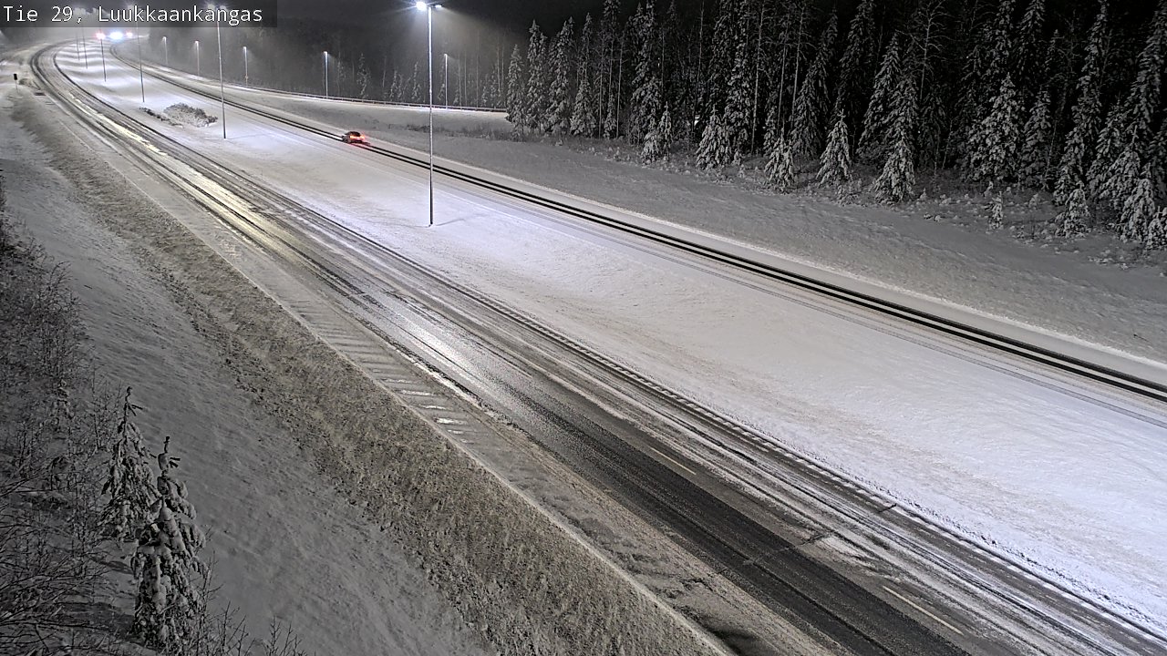Weather Camera Image Väg 29 Torneå Luukkaankangas, Tornio, Lappi