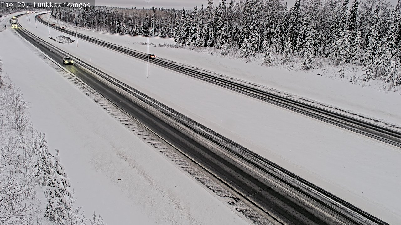 Weather Camera Image Väg 29 Torneå Luukkaankangas, Tornio, Lappi