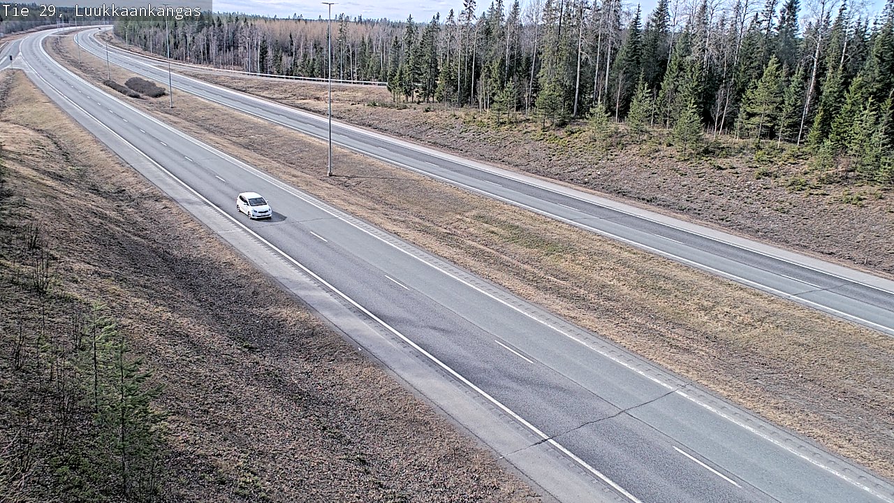 Weather Camera Image Väg 29 Torneå Luukkaankangas, Tornio, Lappi