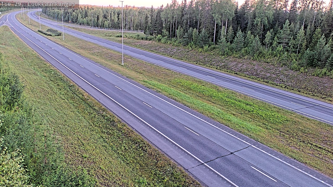 Weather Camera Image Road 29 Tornio Luukkaankangas, Tornio, Lappi