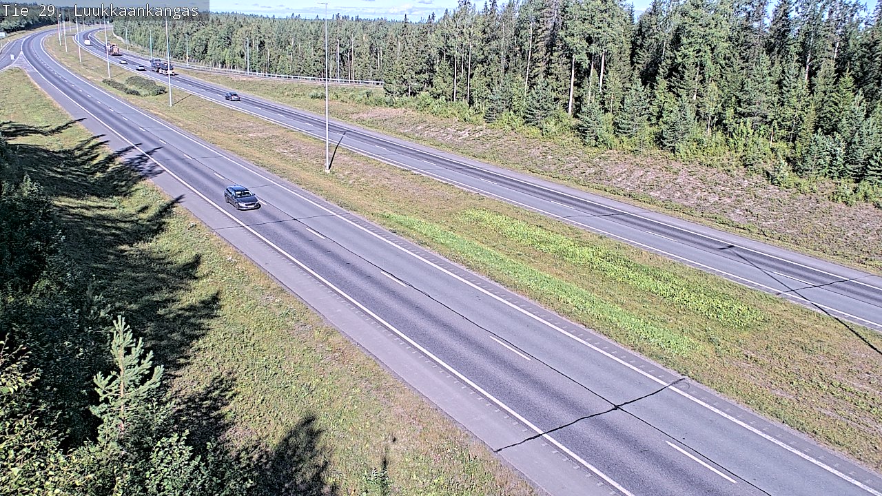 Weather Camera Image Väg 29 Torneå Luukkaankangas, Tornio, Lappi