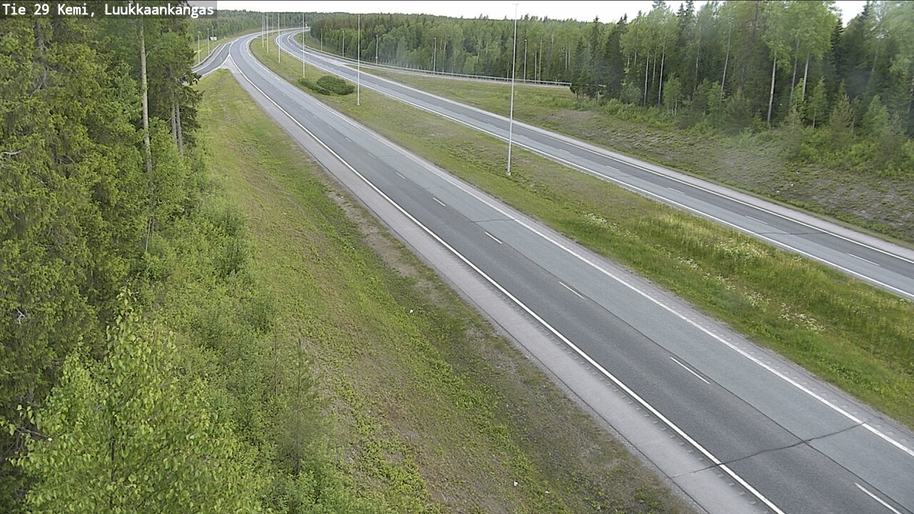 Weather Camera Image Road 29 Tornio Luukkaankangas, Tornio, Lappi