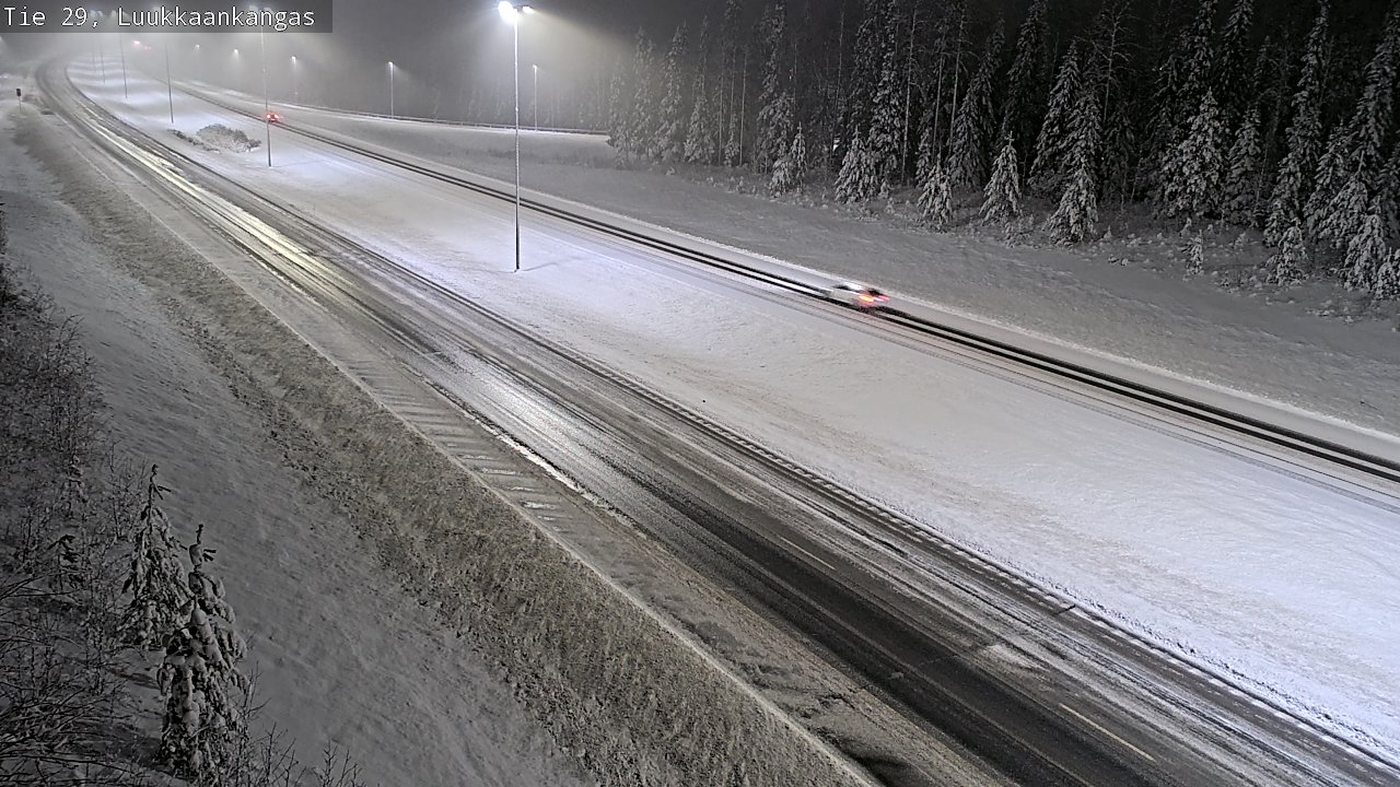 Weather Camera Image Väg 29 Torneå Luukkaankangas, Tornio, Lappi