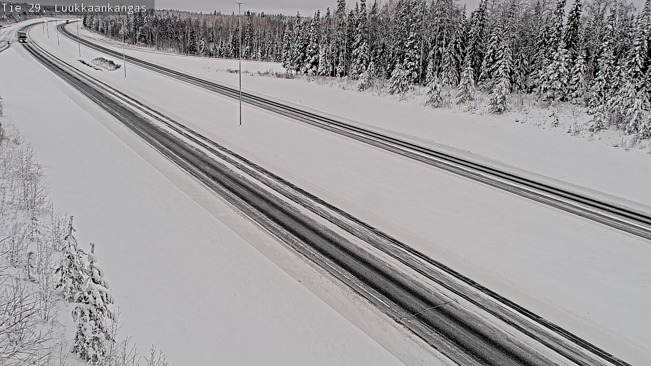Weather Camera Image Väg 29 Torneå Luukkaankangas, Tornio, Lappi
