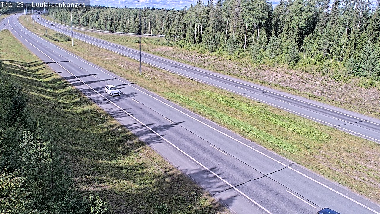Weather Camera Image Väg 29 Torneå Luukkaankangas, Tornio, Lappi