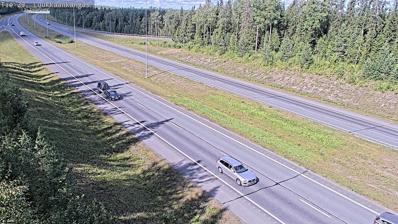 Weather Camera Image Väg 29 Torneå Luukkaankangas, Tornio, Lappi