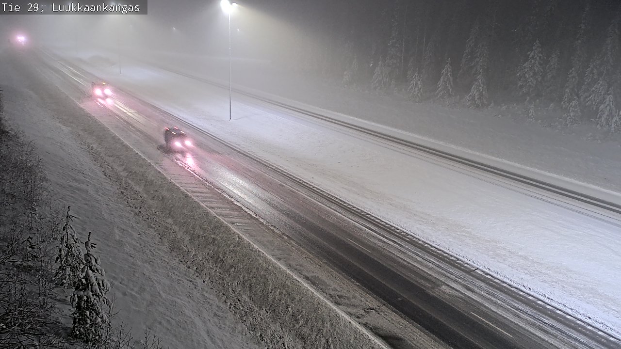 Weather Camera Image Väg 29 Torneå Luukkaankangas, Tornio, Lappi