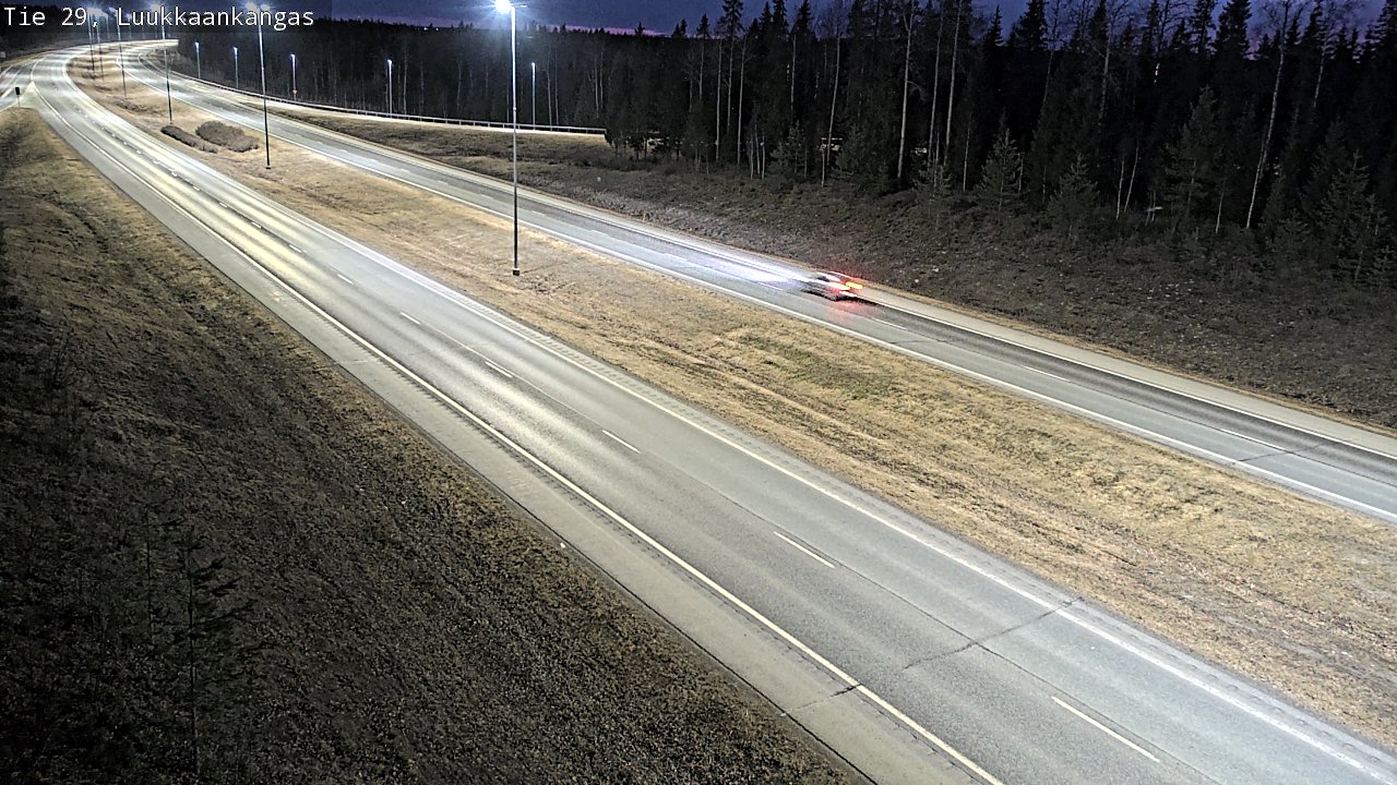 Weather Camera Image Väg 29 Torneå Luukkaankangas, Tornio, Lappi