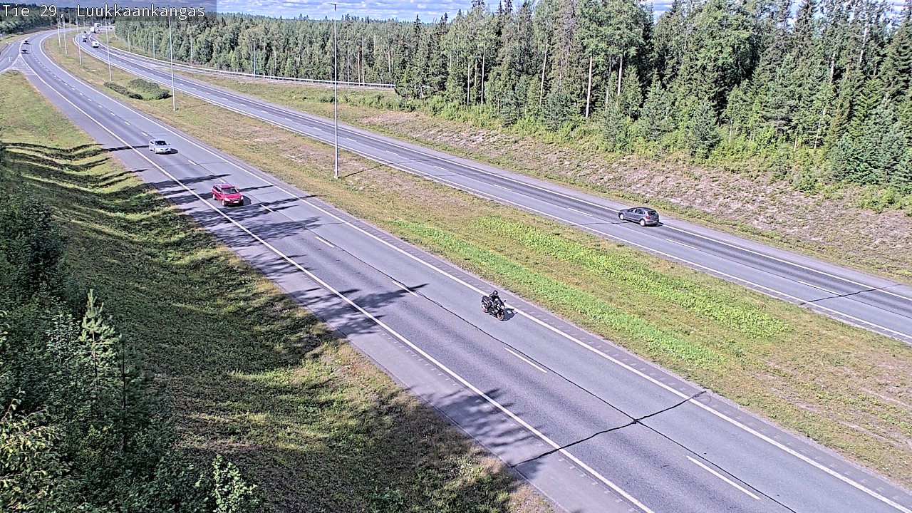 Weather Camera Image Väg 29 Torneå Luukkaankangas, Tornio, Lappi