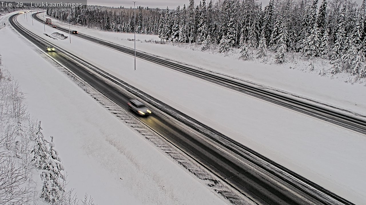 Weather Camera Image Väg 29 Torneå Luukkaankangas, Tornio, Lappi