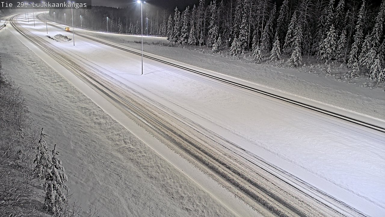 Weather Camera Image Väg 29 Torneå Luukkaankangas, Tornio, Lappi
