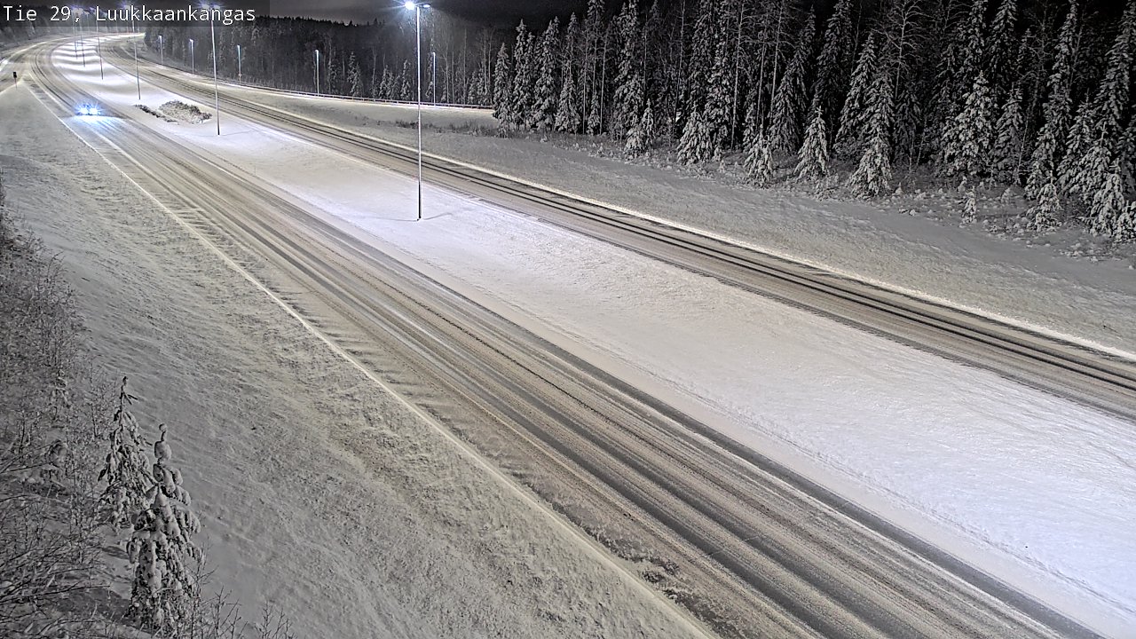 Weather Camera Image Väg 29 Torneå Luukkaankangas, Tornio, Lappi