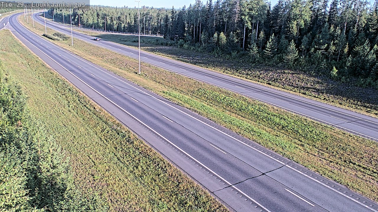 Weather Camera Image Road 29 Tornio Luukkaankangas, Tornio, Lappi