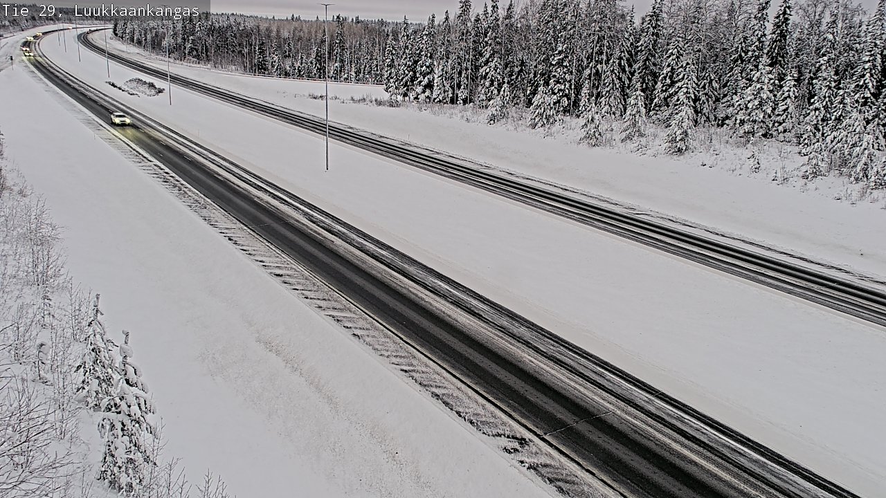 Weather Camera Image Väg 29 Torneå Luukkaankangas, Tornio, Lappi