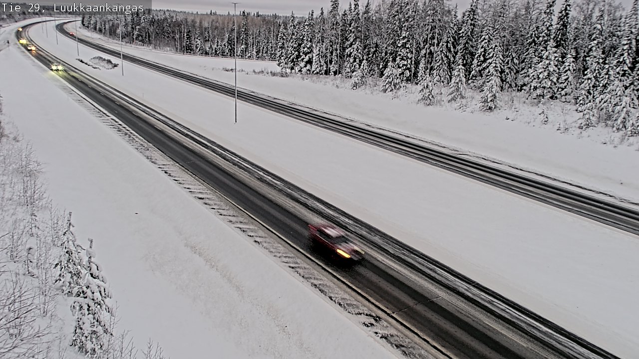 Weather Camera Image Väg 29 Torneå Luukkaankangas, Tornio, Lappi