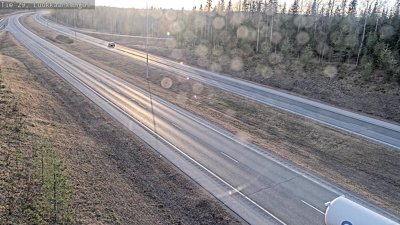 Weather Camera Image Väg 29 Torneå Luukkaankangas, Tornio, Lappi