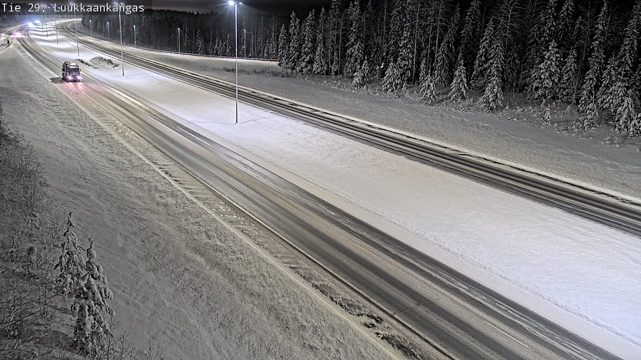 Weather Camera Image Väg 29 Torneå Luukkaankangas, Tornio, Lappi