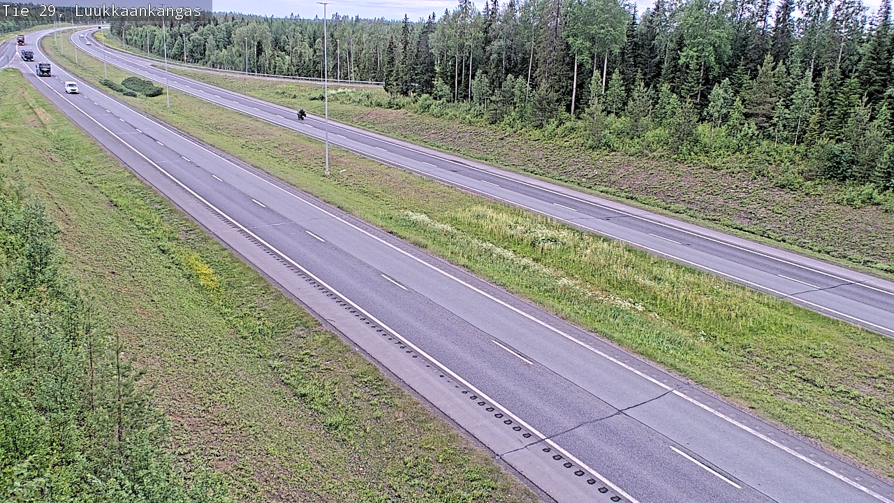 Weather Camera Image Road 29 Tornio Luukkaankangas, Tornio, Lappi