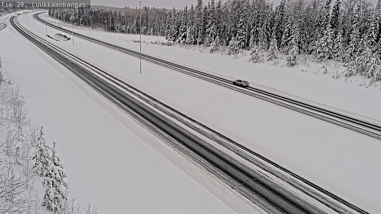 Weather Camera Image Väg 29 Torneå Luukkaankangas, Tornio, Lappi