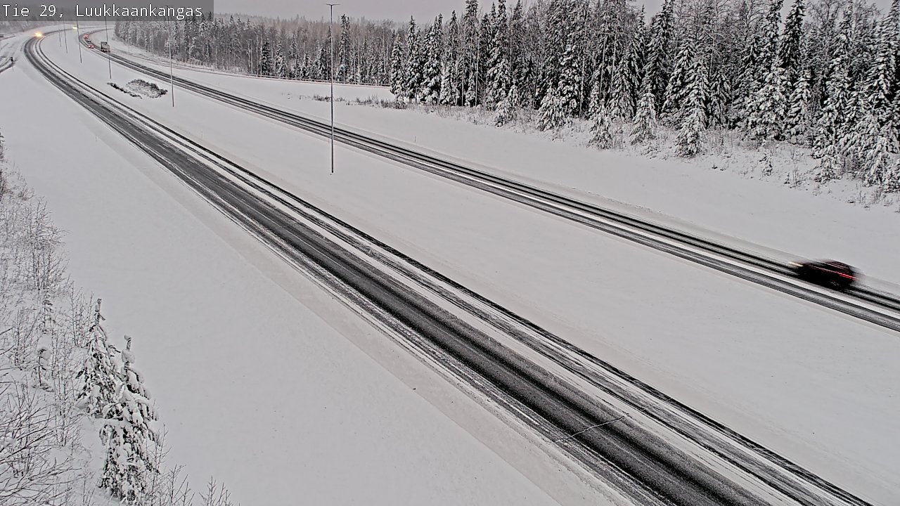 Weather Camera Image Väg 29 Torneå Luukkaankangas, Tornio, Lappi