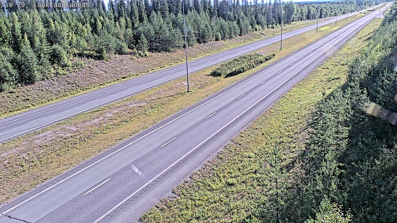 Weather Camera Image Road 29 Tornio Luukkaankangas, Tornio, Lappi