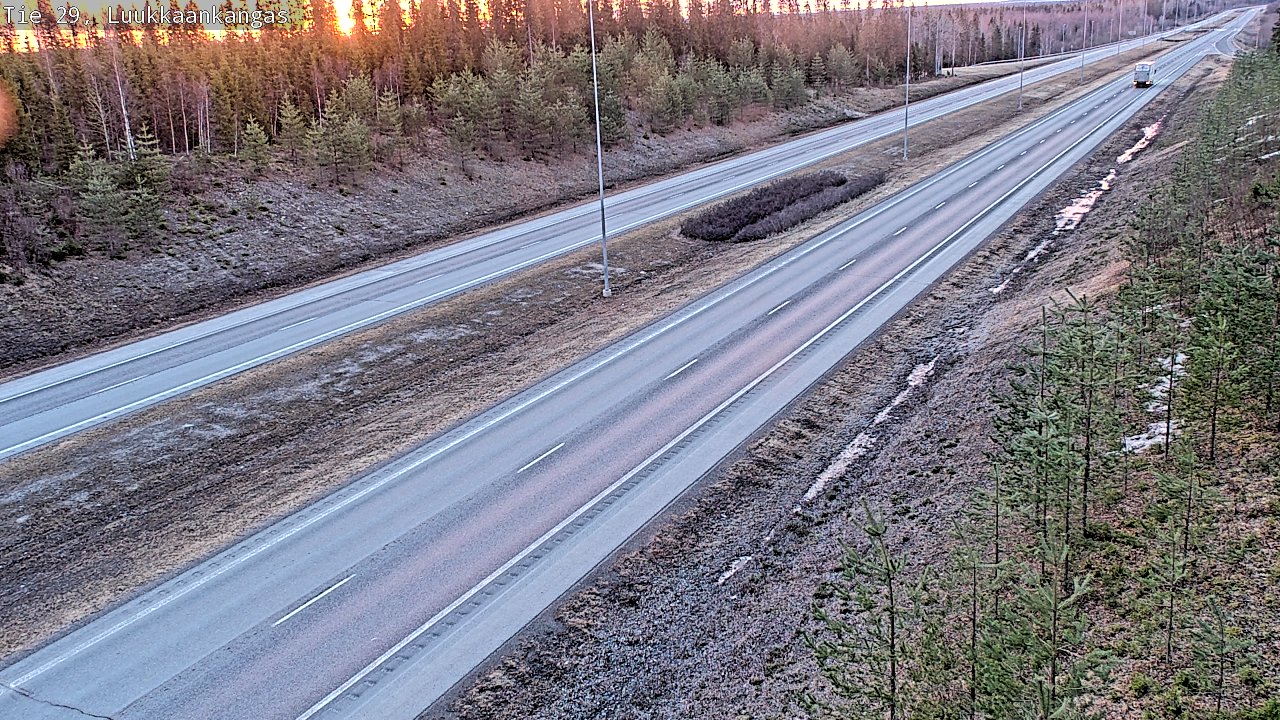 Weather Camera Image Road 29 Tornio Luukkaankangas, Tornio, Lappi