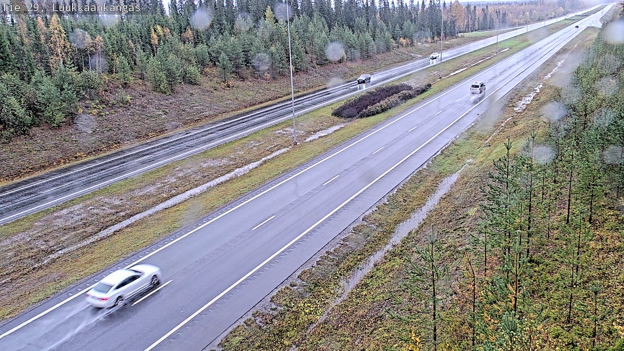 Weather Camera Image Väg 29 Torneå Luukkaankangas, Tornio, Lappi
