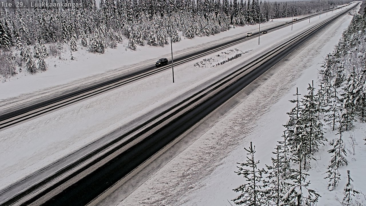 Weather Camera Image Väg 29 Torneå Luukkaankangas, Tornio, Lappi