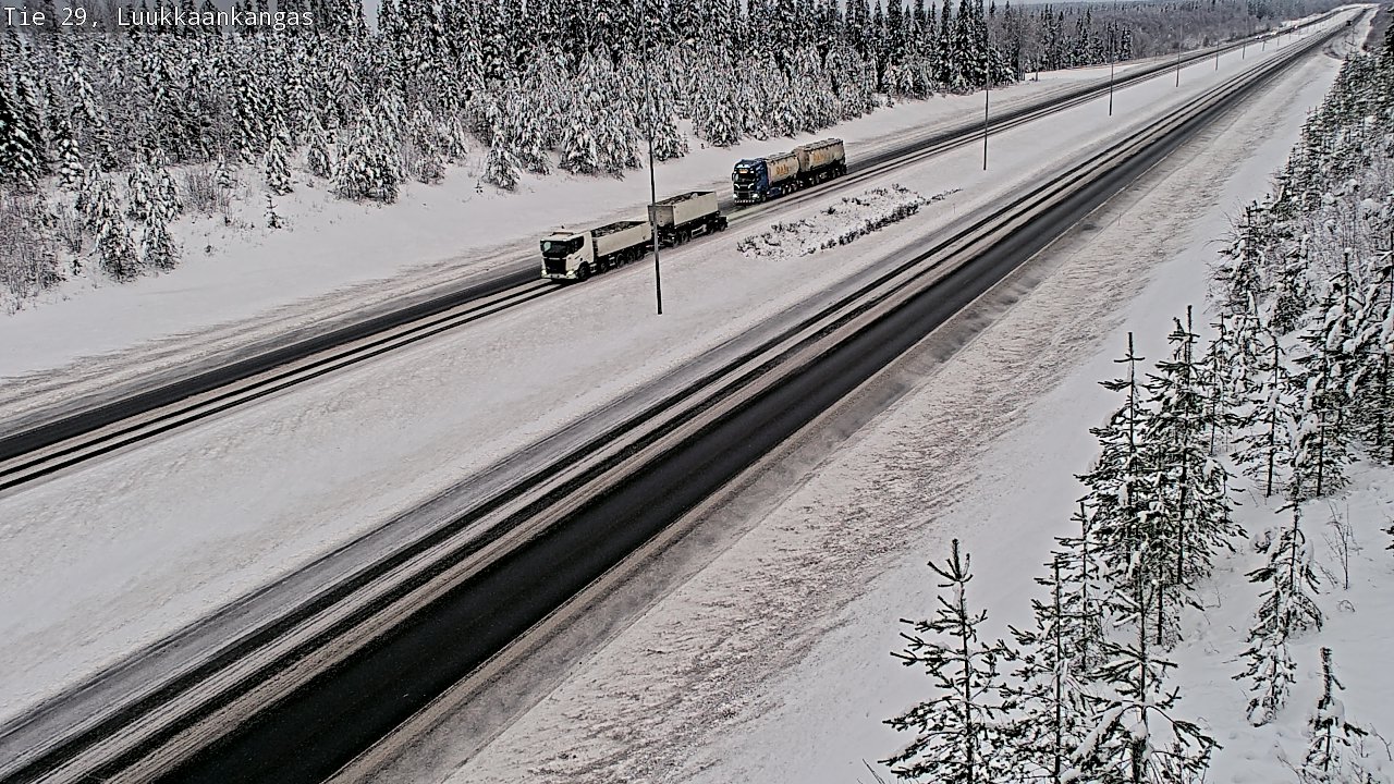 Weather Camera Image Väg 29 Torneå Luukkaankangas, Tornio, Lappi