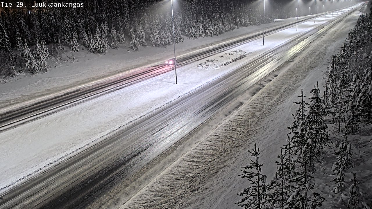 Weather Camera Image Väg 29 Torneå Luukkaankangas, Tornio, Lappi