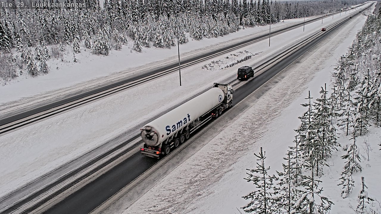 Weather Camera Image Väg 29 Torneå Luukkaankangas, Tornio, Lappi