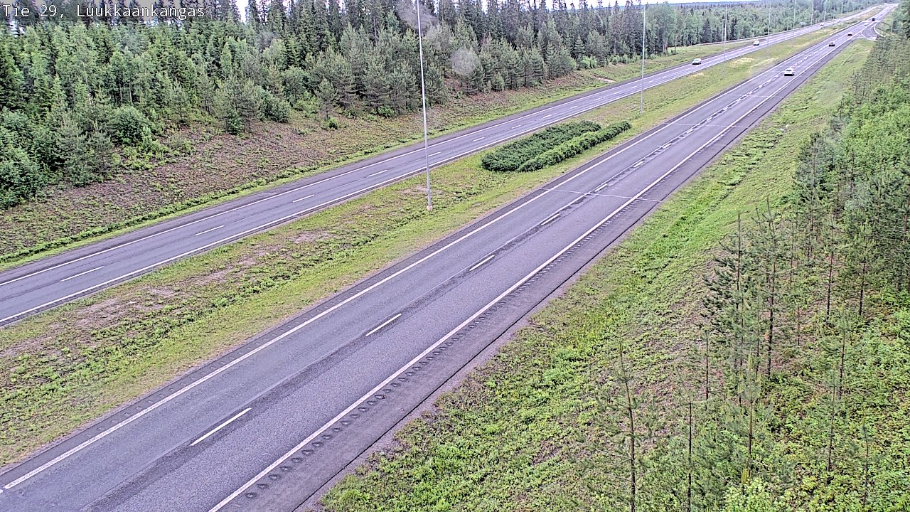 Weather Camera Image Road 29 Tornio Luukkaankangas, Tornio, Lappi