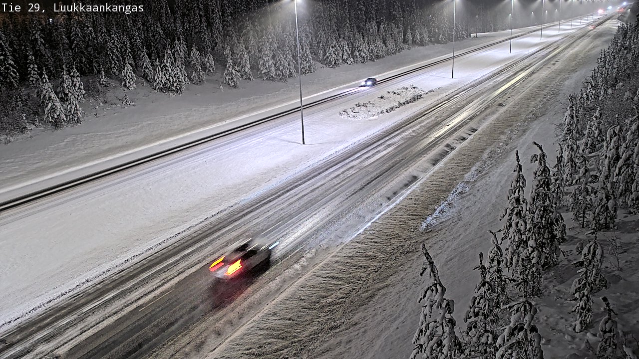 Weather Camera Image Väg 29 Torneå Luukkaankangas, Tornio, Lappi