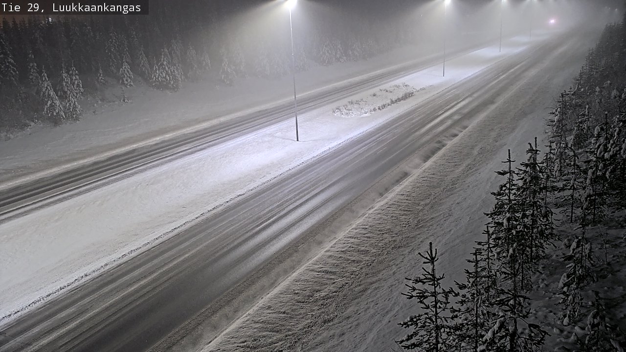 Weather Camera Image Väg 29 Torneå Luukkaankangas, Tornio, Lappi