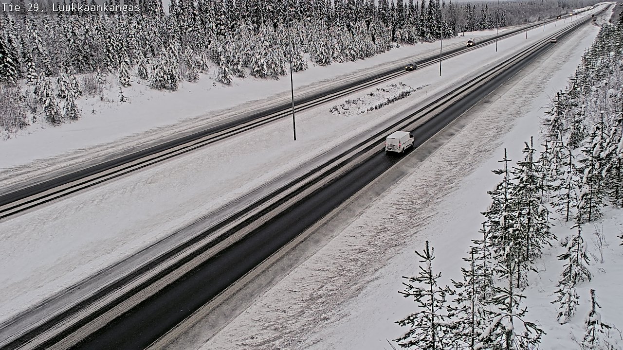 Weather Camera Image Väg 29 Torneå Luukkaankangas, Tornio, Lappi