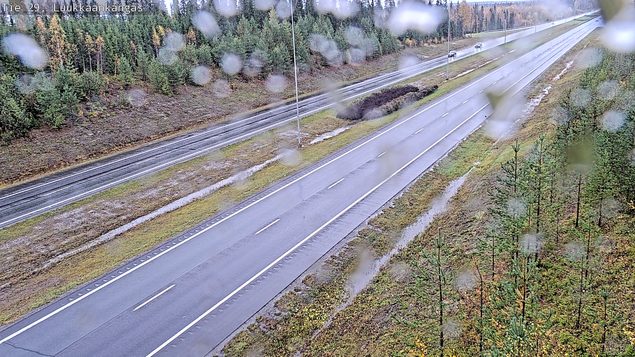 Weather Camera Image Väg 29 Torneå Luukkaankangas, Tornio, Lappi